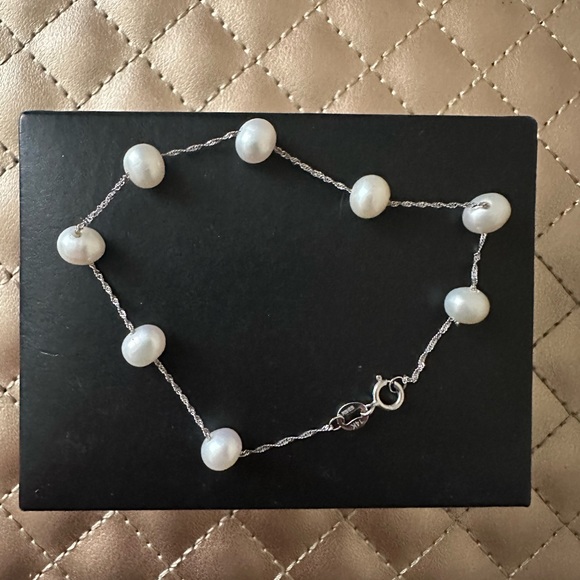 Effy 14k Pearl Earrings and Bracelet Set - Picture 3 of 4